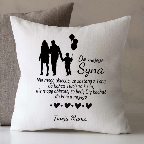 Poduszka | BĘDĘ CIĘ KOCHAĆ...