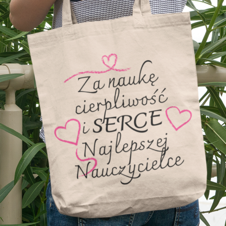 Torba | Za naukę cierpliwość i serce [outlet 1]