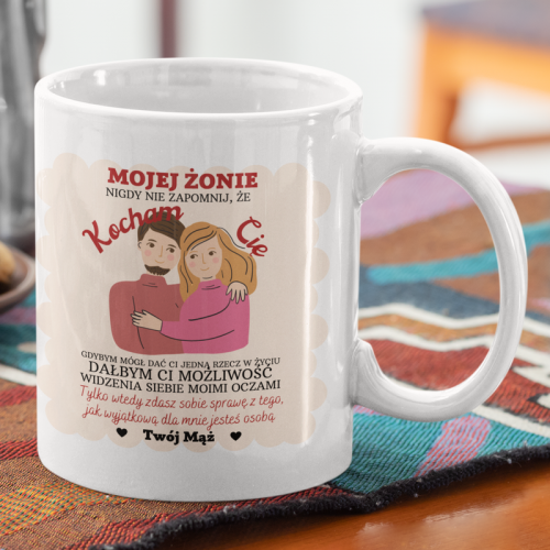 Kubek | Mojej żonie, twój mąż