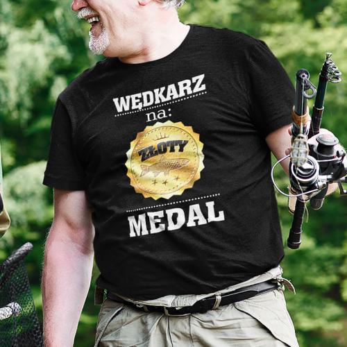 T-shirt |Wędkarz na złoty...