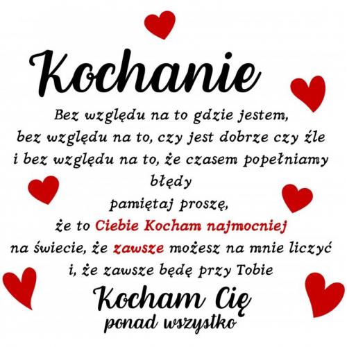 POSZEWKA | Kochanie, Kocham...