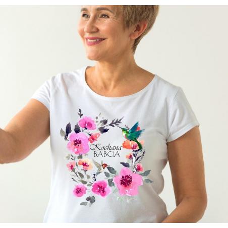 T-shirt | Kochana Babcia Flower