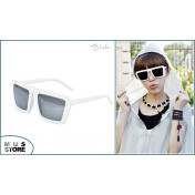 okulary Bieber białe