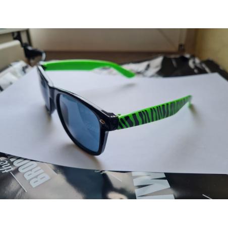 okulary przeciwsłoneczne wayfarer zielona zebra [outlet2]