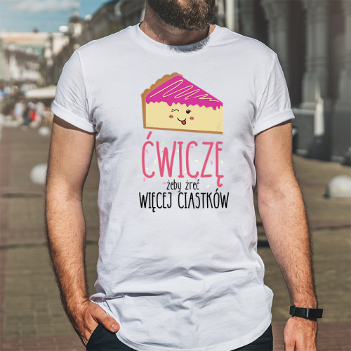 T-shirt | Ćwiczę, żeby żreć...