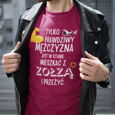 T-shirt | Tylko prawdziwy mężczyzna [outlet 2]