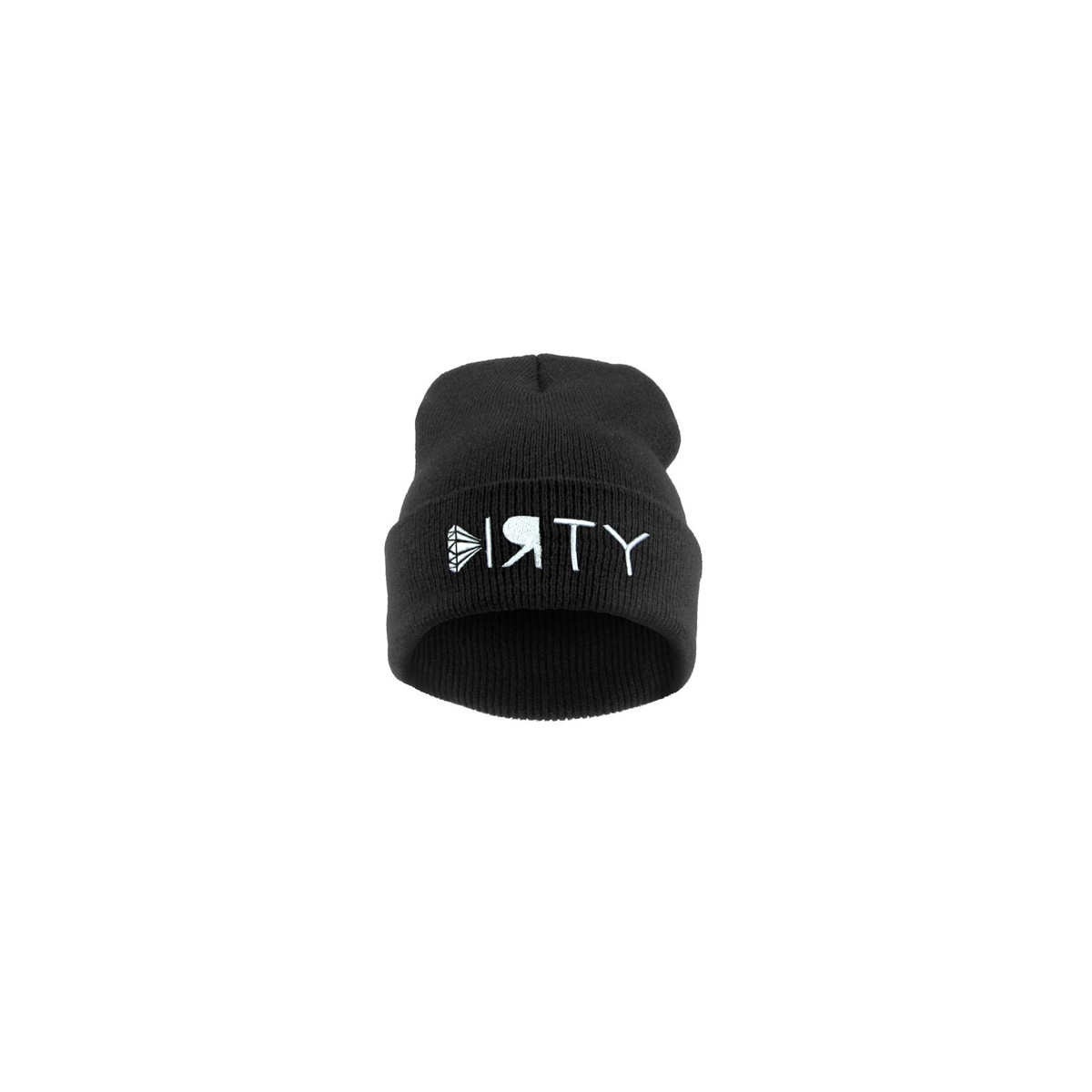 Czapka Krasnal napis Bad Hair Day czarna