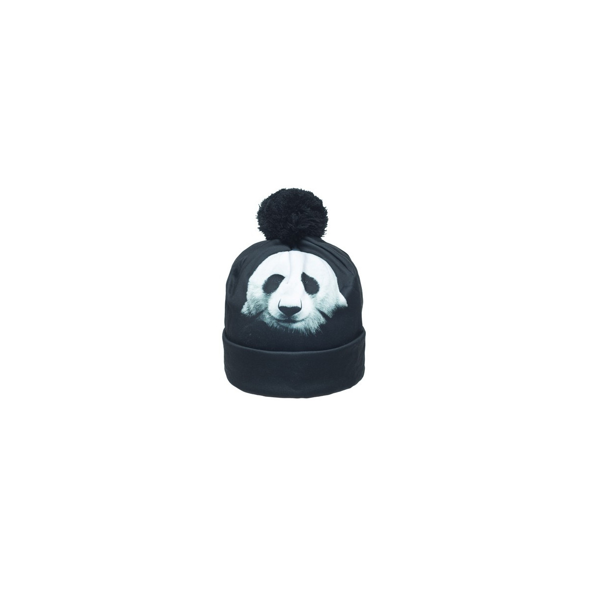 CZAPKA pompon FULLPRINT PANDA