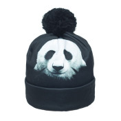 CZAPKA pompon FULLPRINT PANDA