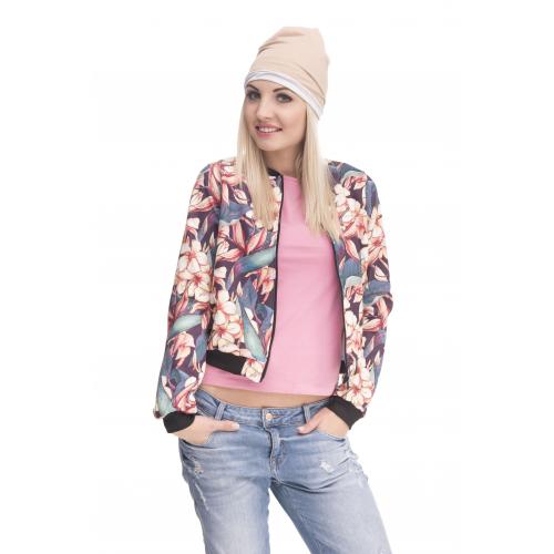 Czapka DOUBLESIDE cotton beanie FUKSJA