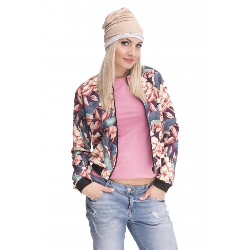 Czapka DOUBLESIDE cotton beanie FUKSJA