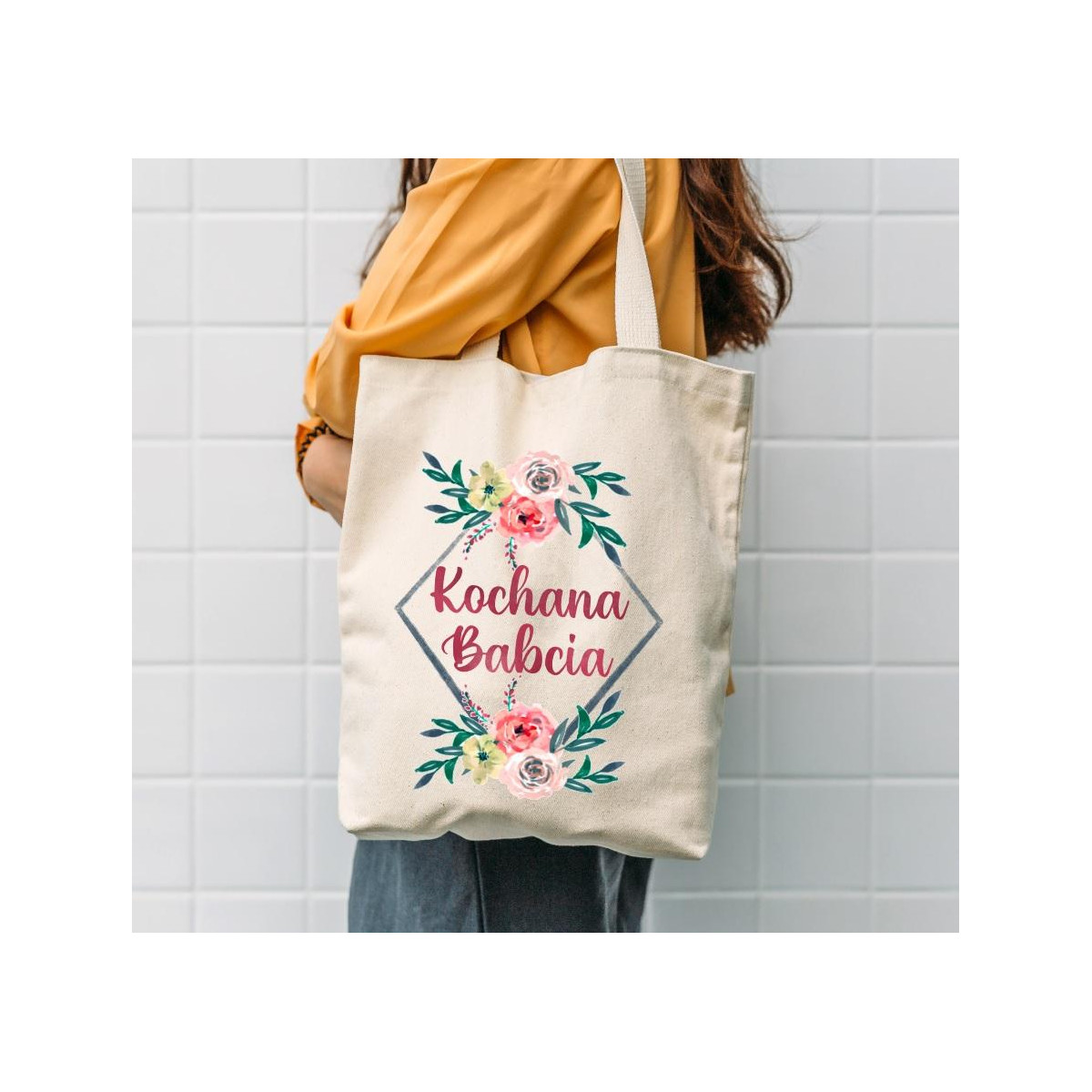 torba bawełniana kochana babcia