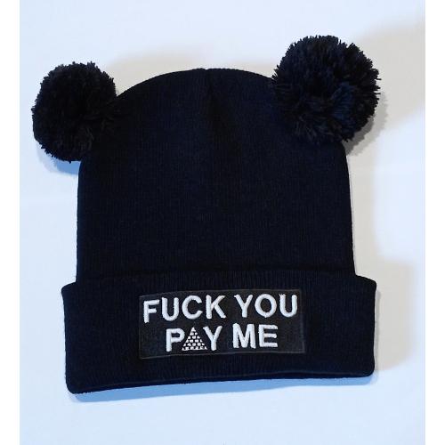 Czapka Krasnal z pomponami...