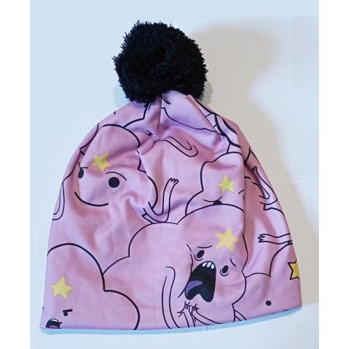 CZAPKA pompon FULLPRINT...