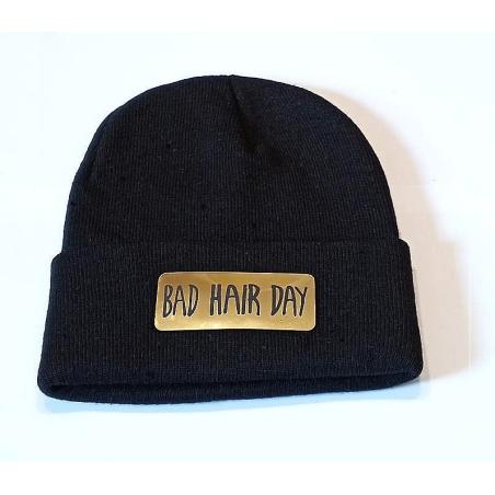 Czapka Krasnal  /  Bad Hair Day / czarna