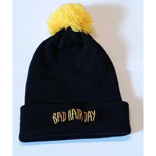 Czapka pompon  /  Bad Hair...