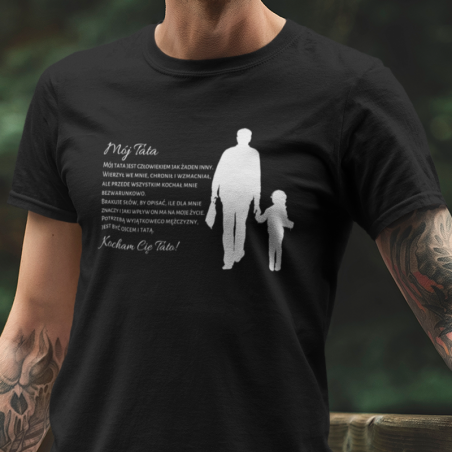 T-shirt- Mój Tata Jest Człowiekiem Jak Żaden Inny [outlet 2]