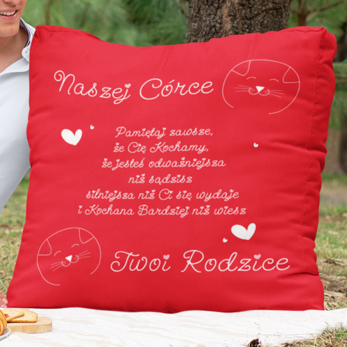 PODUSZKA | Naszej córce,...