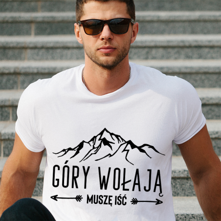 T-shirt oversize DTG Góry wołają muszę iść [OUTLET 2]