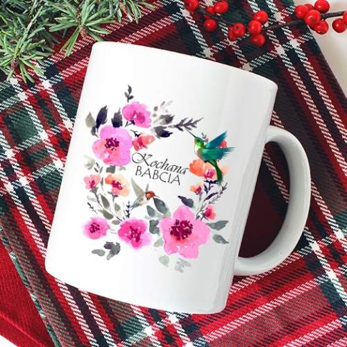 Kubek | Kochana Babcia flower