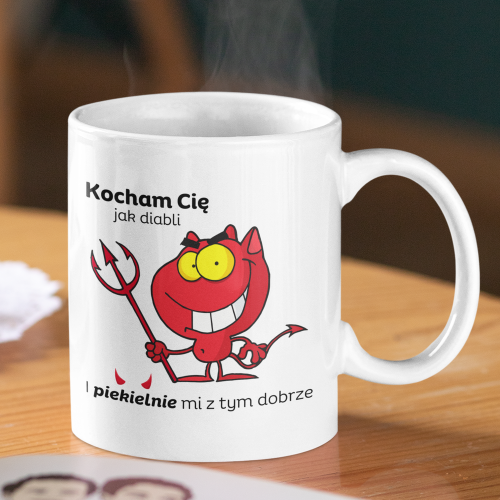 Kubek | Kocham Cię Jak Diabli