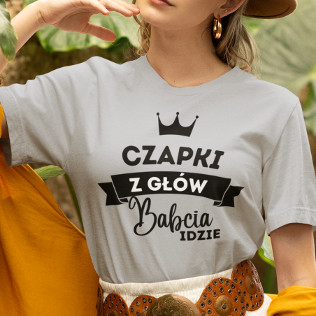 Koszulka damska | Czapki Z Głów Babcia Idzie [OUTLET 2]