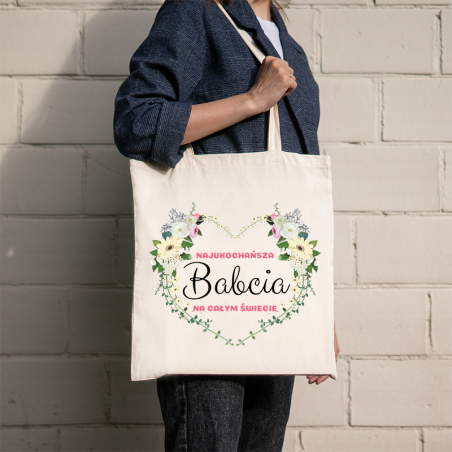 Torba | Najukochańsza Babcia Na Świecie Wianek [OUTLET 2]