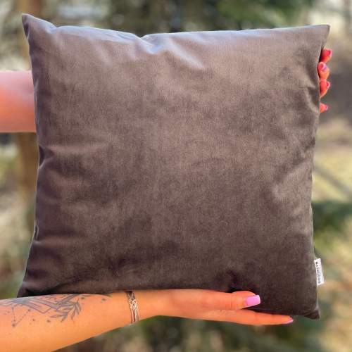 Poduszka ozdobna | Grafitowa