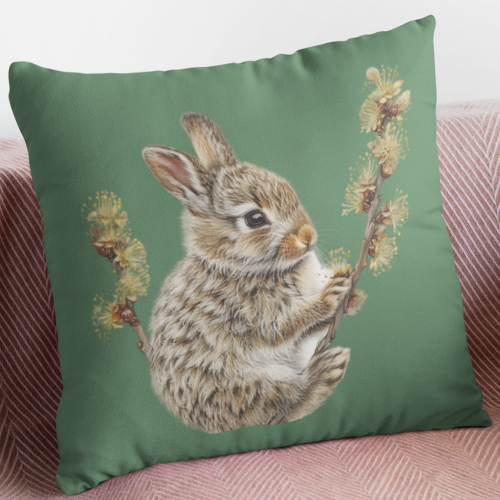 Poduszka | Zajączek Na Gałązce