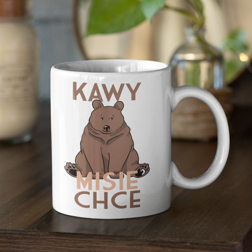 Kubek z nadrukiem Kawy...