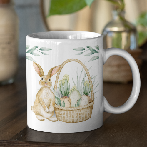 Kubek | Zajączek Z Koszykiem