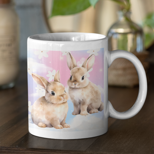 Kubek | Rabbit- Pink