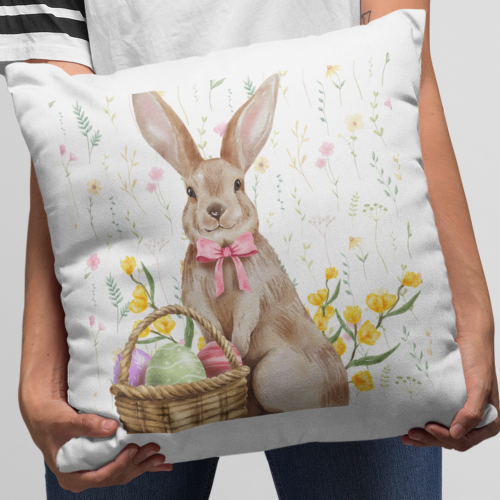 Poduszka | Zajączek Z Kokardką