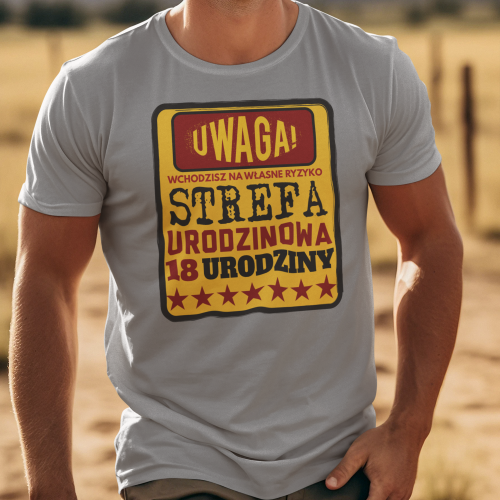 Koszulka męska | Uwaga!...
