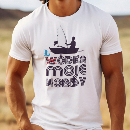 Koszulka męska | Łódka Moje Hobby