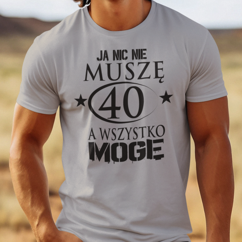 Koszulka męska | Ja Nic Nie...