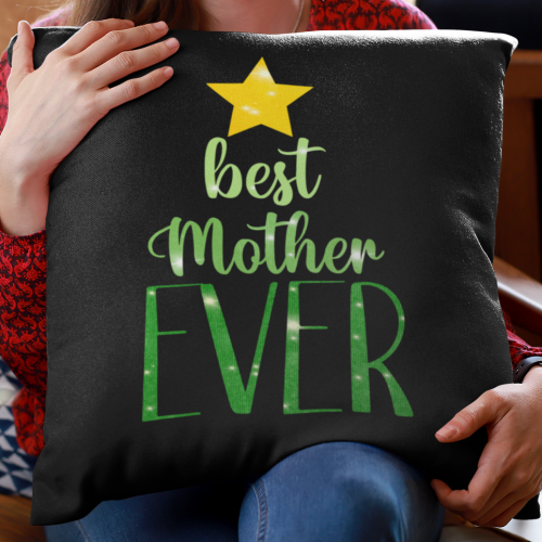 Poduszka druk Best mother ever