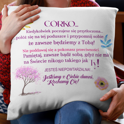 Poduszka | Córko, zawsze...