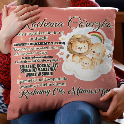 Poduszka | Kochana Córeczko...