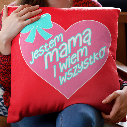 PODUSZKA druk WIEM WSZYSTKO