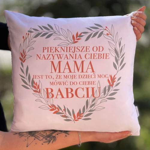 Poduszka druk Nazywania...