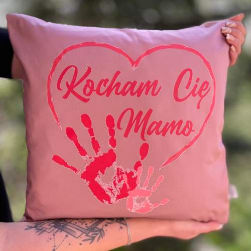 Poduszka druk Kocham Cię...