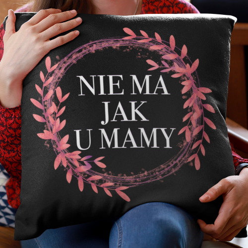 PODUSZKA czarna Nie ma jak...