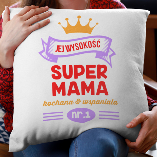 PODUSZKA druk SUPER MAMA