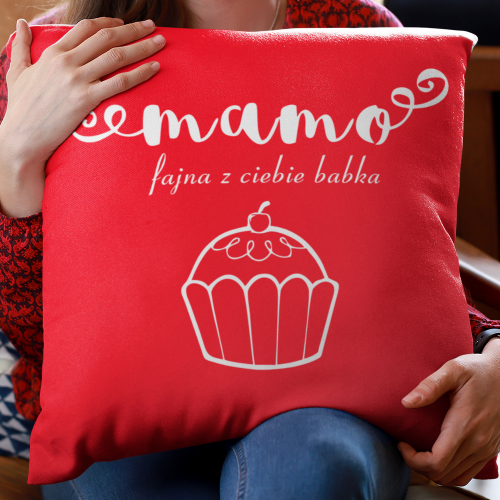 PODUSZKA druk MAMA - fajna...