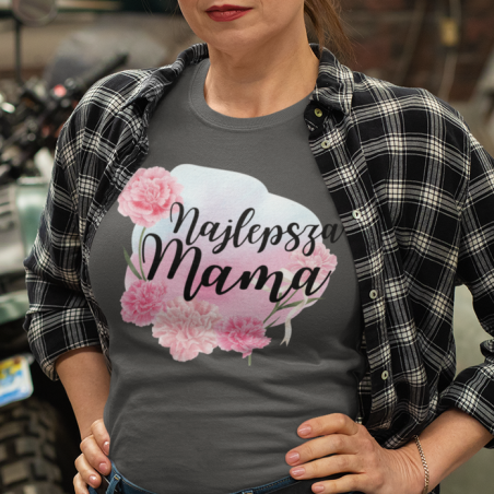 Koszulka damska | Najlepsza Mama - Kwiaty 4