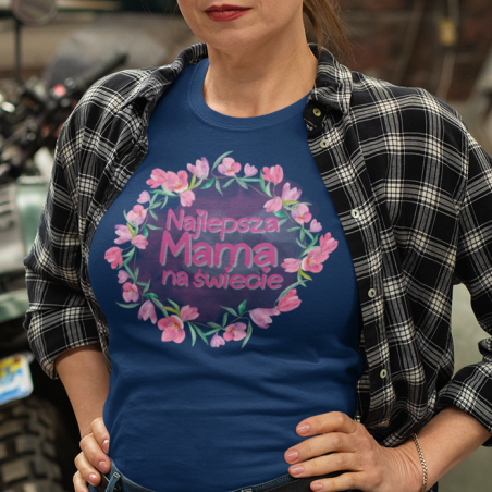 Koszulka damska | Najlepsza Mama Na Świecie - Krokus