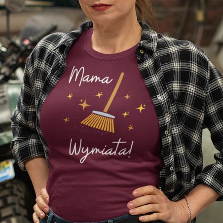 Koszulka damska | Mama Wymiata - Miotła