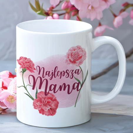 Kubek | Najlepsza Mama - Kwiaty 3