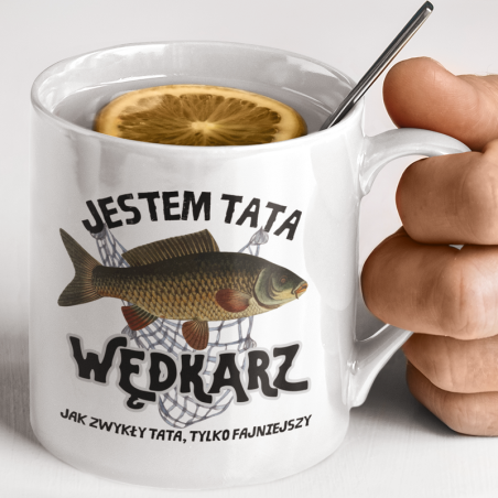 Kubek | Jestem Tata Wędkarz - Kolor